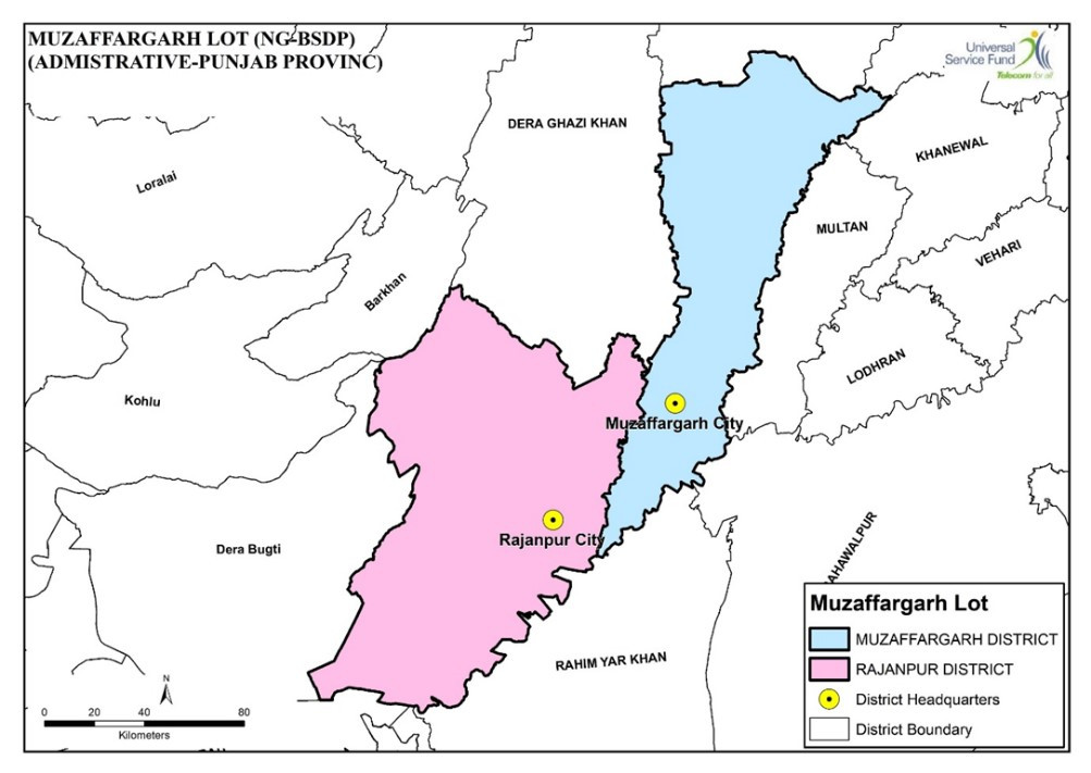 MUZAFFARGARH LOT Map