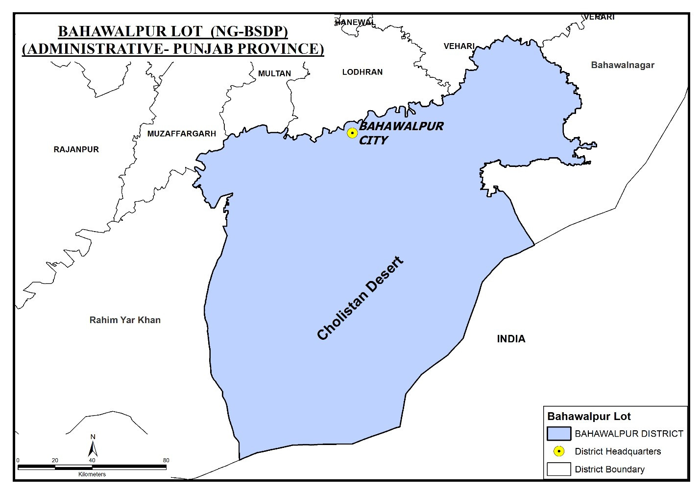 BAHAWALPUR LOT Map