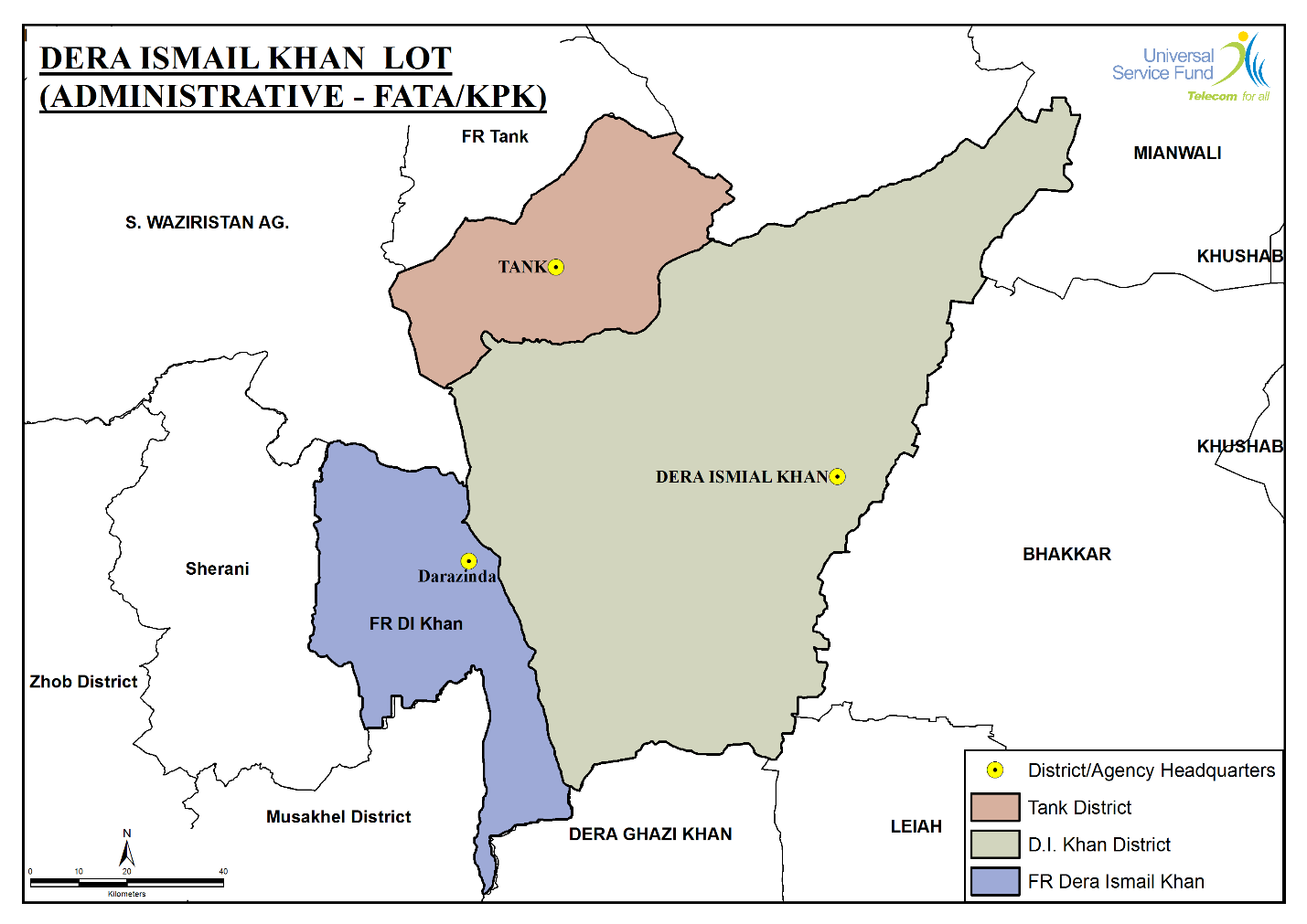 DI KHAN LOT Map