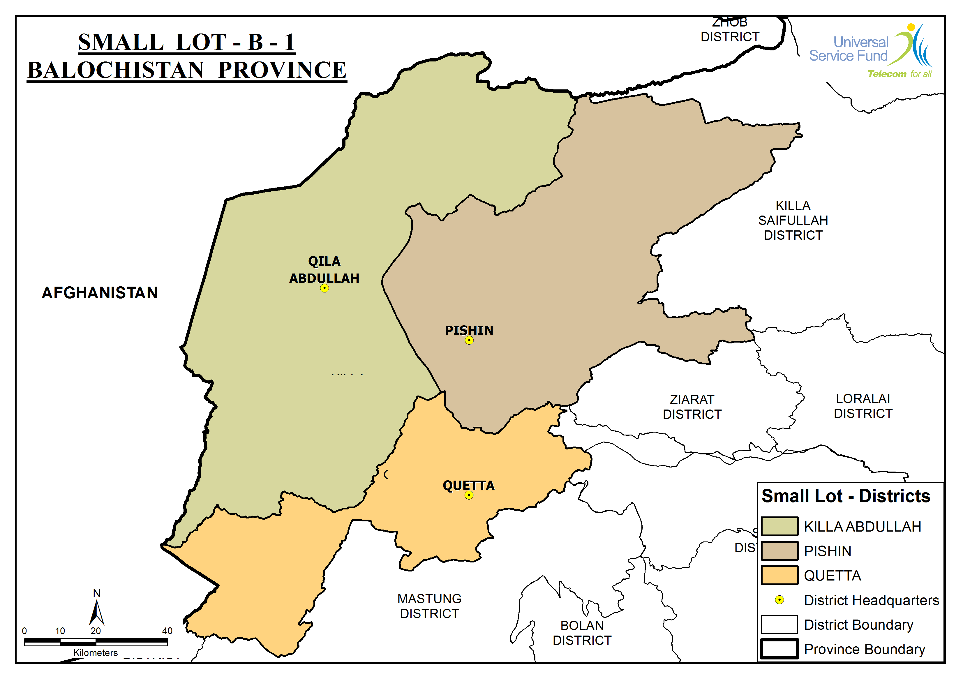 SMALL LOT B-1 Map