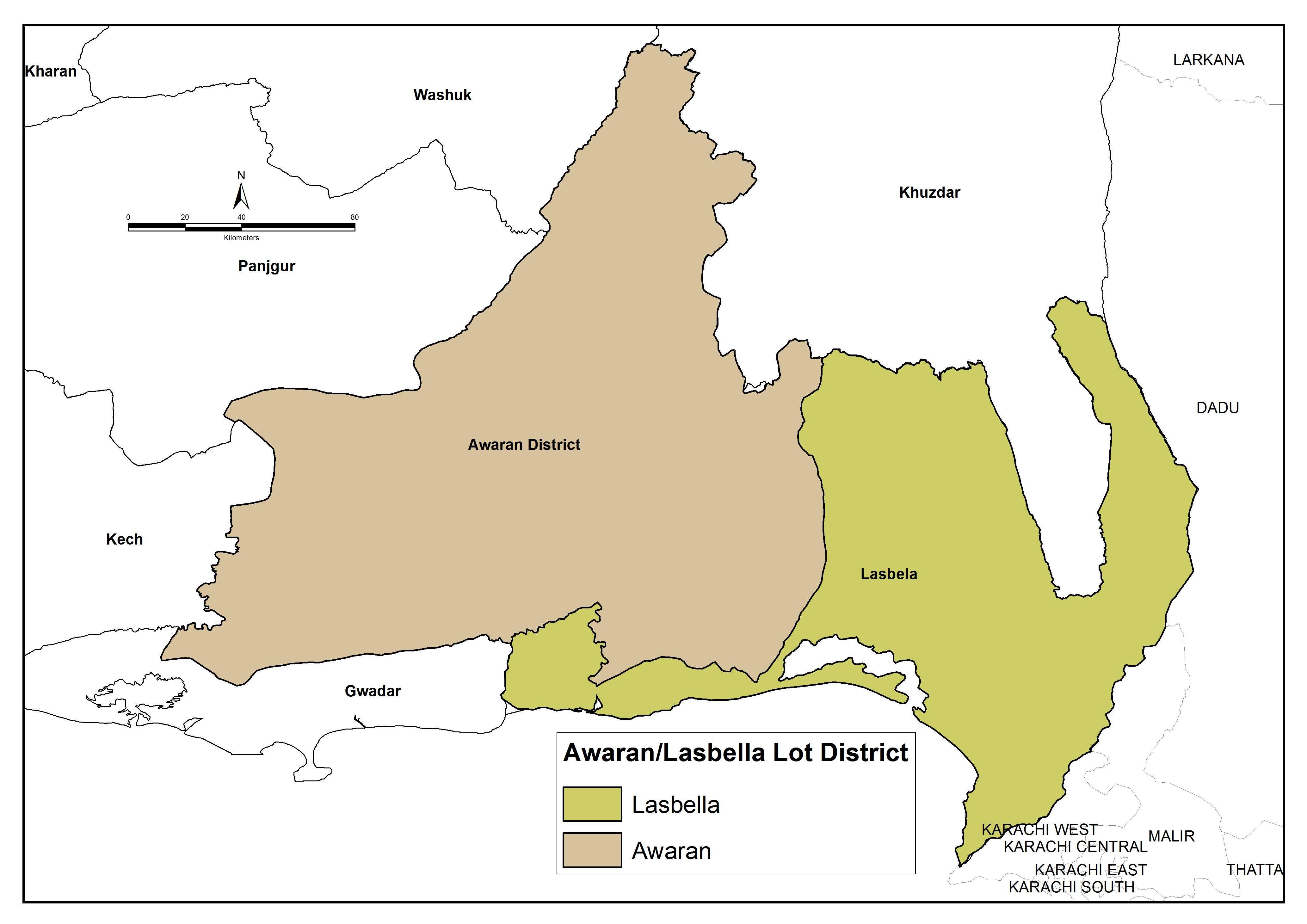 AWARAN/LASBELA - || Map