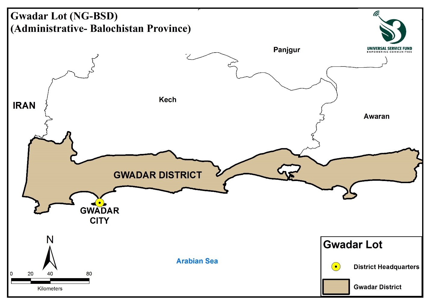 LOT 26-GWADAR Map